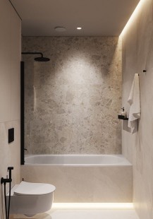 Ванна из искусственного камня Lotis Oberon  KIT 170x75см, встраиваемая, Gelcoat, цвет белый глянцевый