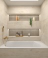 Ванна из искусственного камня Lotis Oberon  KIT 170x75см, встраиваемая, Gelcoat, цвет белый глянцевый