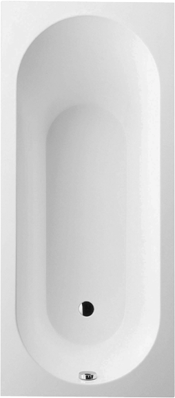 Ванна из искусственного камня Lotis Oberon 180x80см, встраиваемая, Solid Surface, цвет белый матовый