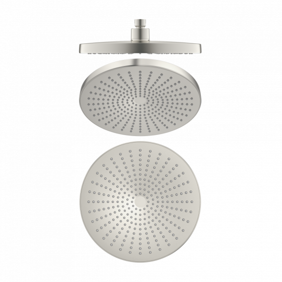 Верхний душ Lotis Santi 1027BN D25см, цвет brushed nickel