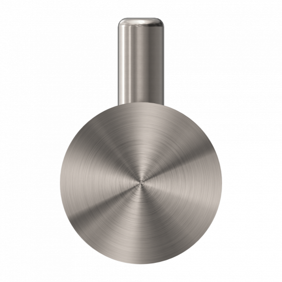 Крючок настенный Lotis Santi 1072BN 55х35мм, цвет brushed nickel