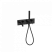 Смеситель для ванны и душа, с ручным душем, скрытый, Lotis, цвет: черный