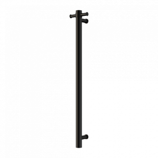 Полотенцесушитель, электрический, вертикальный, Lotis, цвет: черный