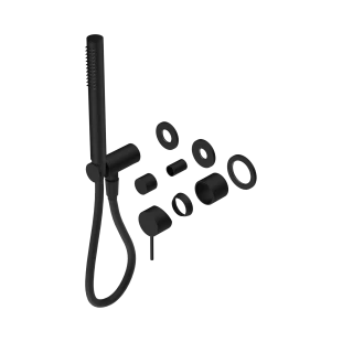 Смеситель для душа Lotis Mone 1012MB встраиваемый с ручным душем, цвет matte black