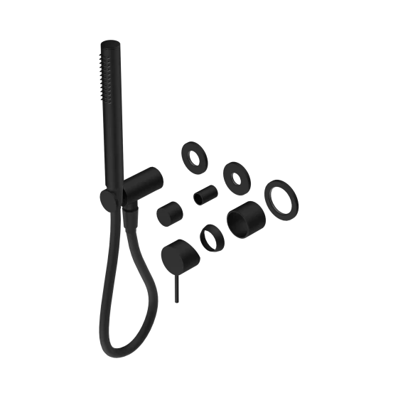 Смеситель для душа Lotis Mone 1012MB встраиваемый с ручным душем, цвет matte black