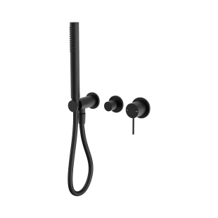 Смеситель для душа Lotis Mone 1012MB встраиваемый с ручным душем, цвет matte black