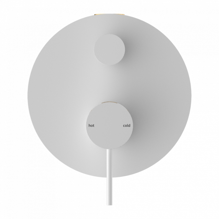 Смеситель для душа с отводом, Lotis, цвет: белый