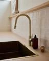 Смеситель для кухни Lotis Mone 1035BB, цвет brushed brass