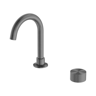 Смеситель для раковины Lotis Santi 1063G на два отверстия, цвет graphite 1