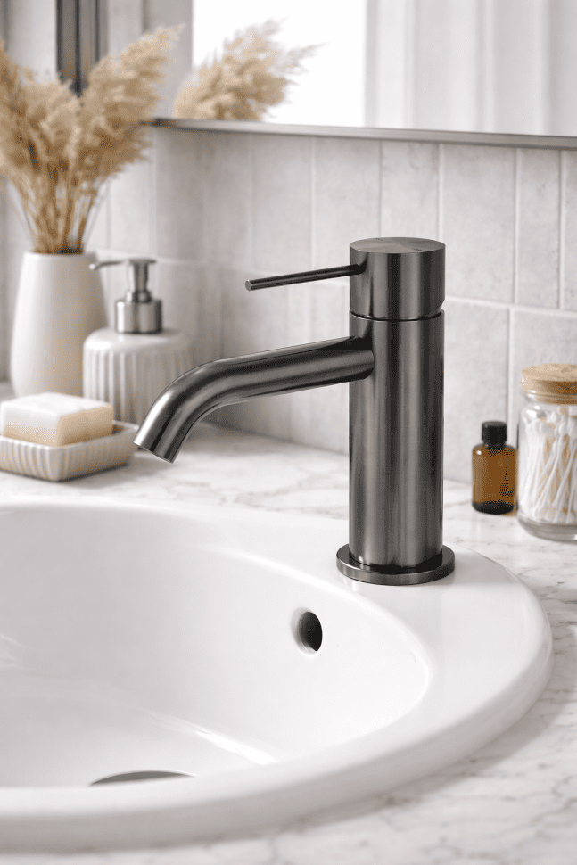 Смеситель для раковины Lotis Mone 1001BMB цвет black metal brass