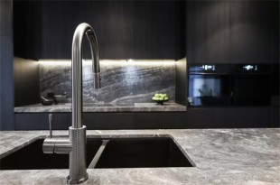 Выдвижной смеситель для кухни, с функцией распыления овощей, Lotis, цвет: никель