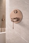 Смеситель для душа Lotis Santi 1018CB встраиваемый на 2 потребителя, цвет copper brushed