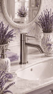 Смеситель для раковины Lotis Mone 1001CB цвет cooper brushed