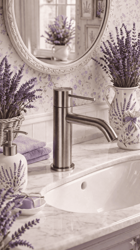 Смеситель для раковины Lotis Mone 1001CB цвет cooper brushed