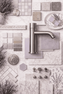 Смеситель для раковины Lotis Mone 1001CB цвет cooper brushed