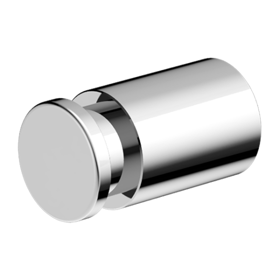 Крючок настенный Lotis Mone 1082CR 45х25мм, цвет chrome