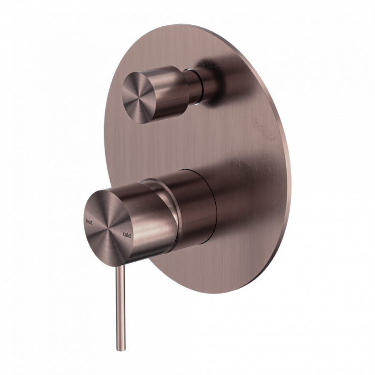 Смеситель для душа с отводом, Lotis, цвет: бронза
