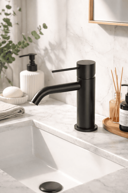 Смеситель для раковины Lotis Mone 1001BM цвет Matte Black