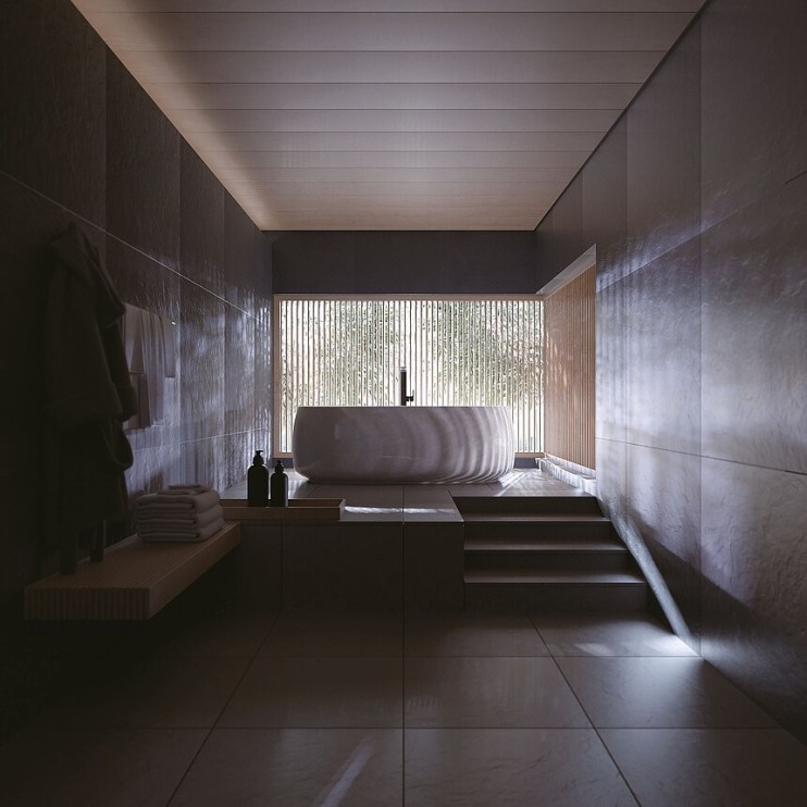 Ванна 170х83см из искусственного камня, отдельностоящая, с ручками, TOTO Flotation, белый арт. PJY1744