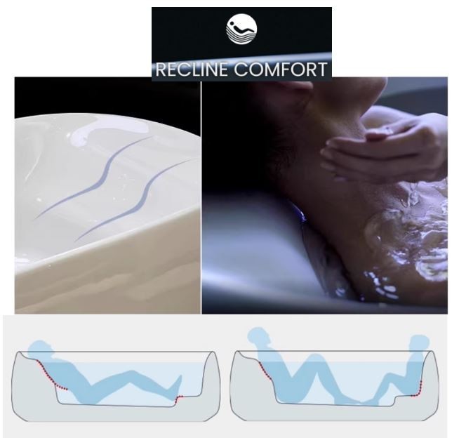Ванна 170х83см из искусственного камня, отдельностоящая, с ручками, TOTO Flotation, белый арт. PJY1744