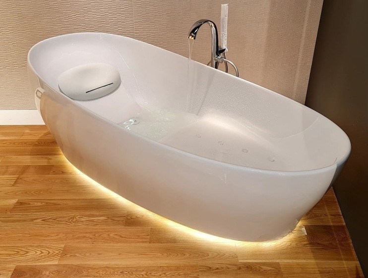 Ванна отдельностоящая 220x105x78см, с гидро и аэро-массажем, эффект невесомости TOTO NEOREST, белый арт. PJYD2200PWEE#GW