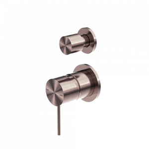 Смеситель для душа Lotis Mone 1017CB встраиваемый на 2 потребителя, цвет copper brushed
