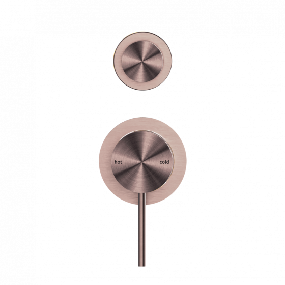 Смеситель для душа Lotis Mone 1017CB встраиваемый на 2 потребителя, цвет copper brushed