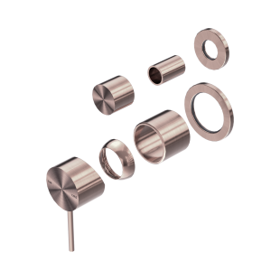 Смеситель для душа Lotis Mone 1017CB встраиваемый на 2 потребителя, цвет copper brushed