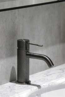 Смеситель для раковины Lotis Santi 1004BMB black metal brass