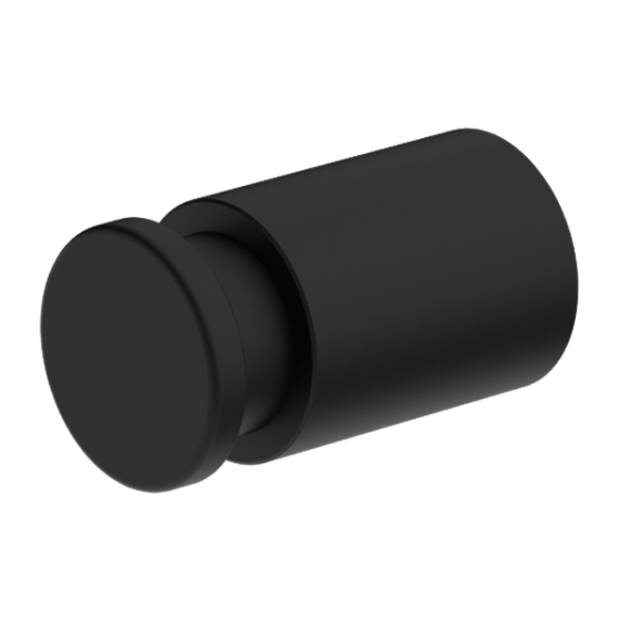 Крючок настенный Lotis Mone 1082MB 45х25мм, цвет matte black