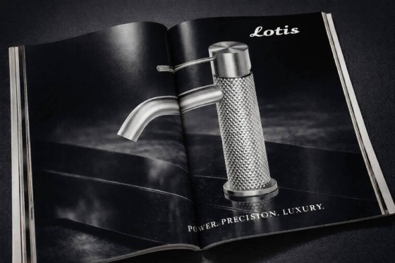 Смеситель для раковины Lotis Santi 1004BN brushed nickel