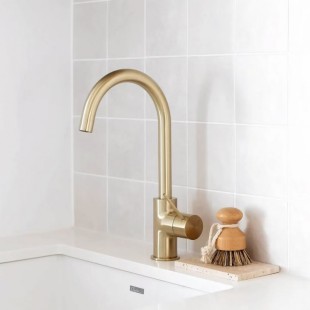 Смеситель для кухни, Lotis, цвет: золото