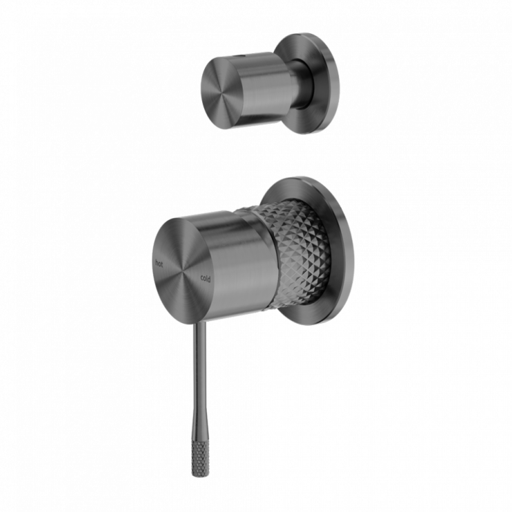 Смеситель для душа с отводом, Lotis, цвет: графитовый