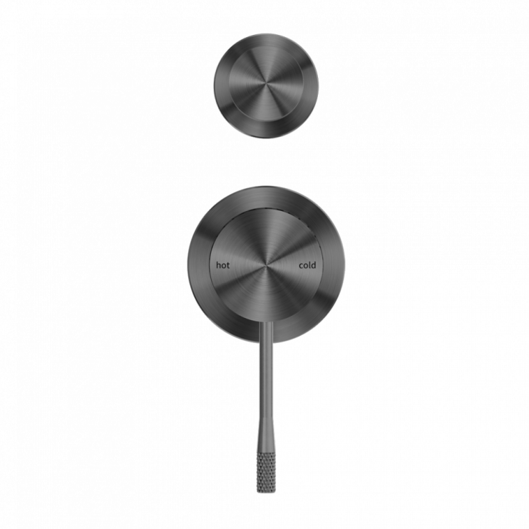Смеситель для душа с отводом, Lotis, цвет: графитовый