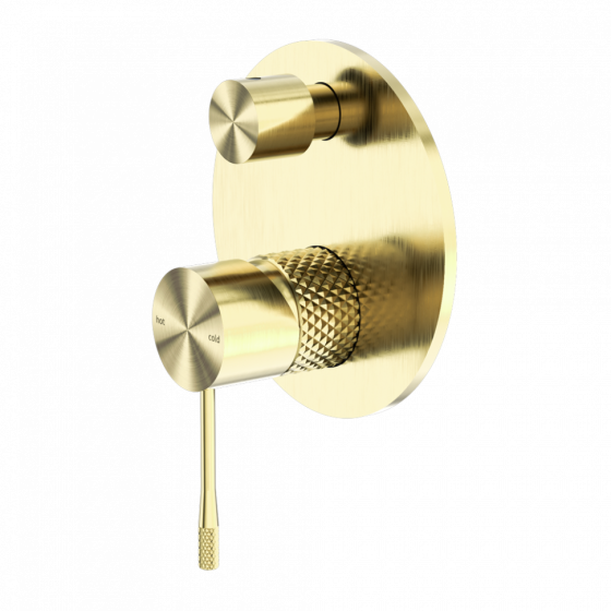 Смеситель для душа Lotis Santi 1018BB встраиваемый на 2 потребителя, цвет brushed brass