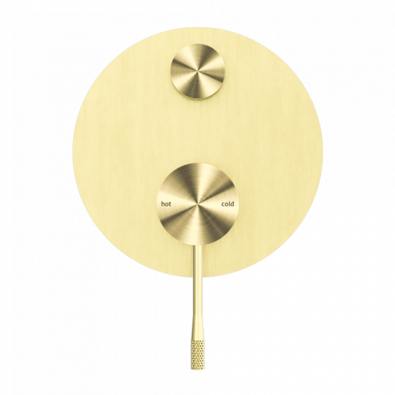 Смеситель для душа Lotis Santi 1018BB встраиваемый на 2 потребителя, цвет brushed brass