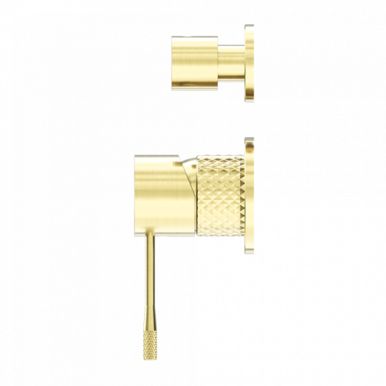 Смеситель для душа Lotis Santi 1019BB встраиваемый на 2 потребителя, цвет brushed brass