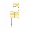 Смеситель для душа Lotis Santi 1019BB встраиваемый на 2 потребителя, цвет brushed brass