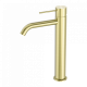 Смеситель для раковины Lotis Mone 1003BB высокий, цвет brushed brass