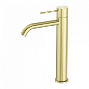 Смеситель для раковины Lotis Mone 1003BB высокий, цвет brushed brass