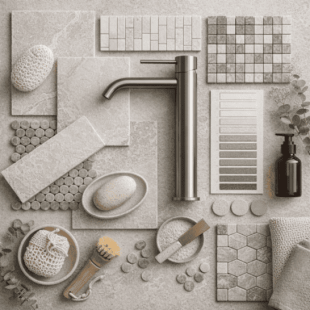 Смеситель для раковины Lotis Mone 1003BMB высокий цвет black metal brass