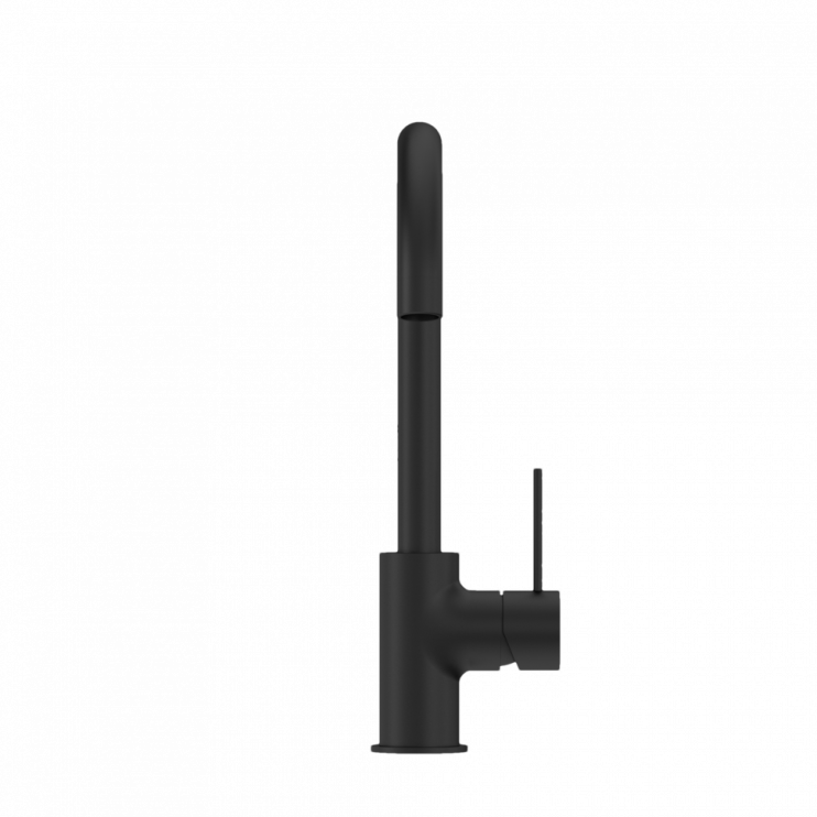 Смеситель для кухни, Lotis, цвет: черный