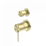 Смеситель для душа Lotis Mone 1017BB встраиваемый на 2 потребителя, цвет brushed brass