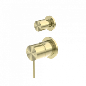 Смеситель для душа Lotis Mone 1017BB встраиваемый на 2 потребителя, цвет brushed brass