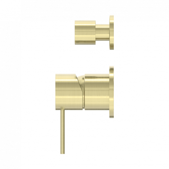Смеситель для душа Lotis Mone 1017BB встраиваемый на 2 потребителя, цвет brushed brass