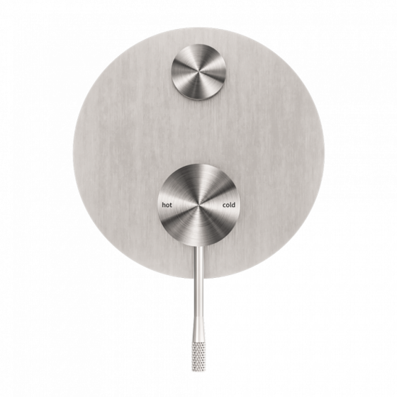 Смеситель для душа Lotis Santi 1018BN встраиваемый на 2 потребителя, цвет brushed nickel