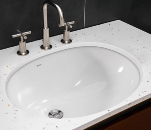 Раковина встраиваемая 59x38x20.7см TOTO WU, белый арт. LW1506