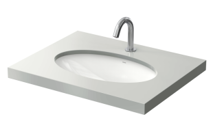 Раковина встраиваемая 59x38x20.7см TOTO WU, белый арт. LW1506