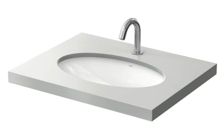 Раковина встраиваемая 59x38x20.7см TOTO WU, белый арт. LW1506