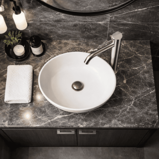 Смеситель для раковины Lotis Mone 1003CR высокий, chrome